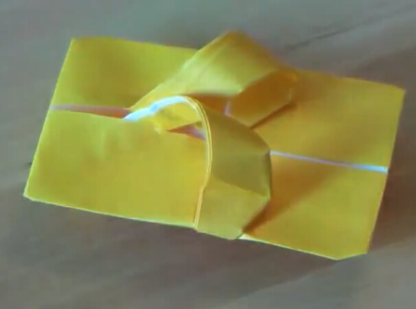 折纸木屐手工制作方法视频教程