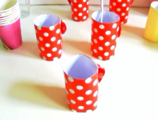 折纸大全教程—折纸杯子的折纸视频教程