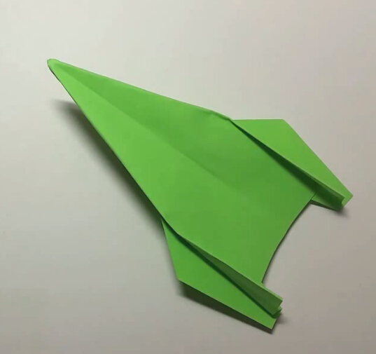 纸飞机的曙光女神侦察机手工折纸飞机教程