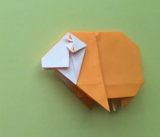 新年卡通折纸羊教你如何制作折纸羊