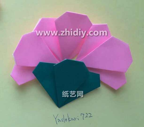 妇女节简单手工折纸花的折法教程教你学习如何制作装饰折纸花
