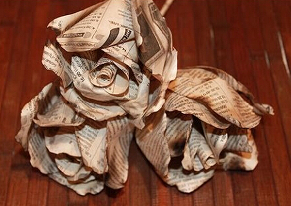 纸玫瑰教程大全教你利用皱纹纸制作复古玫瑰花
