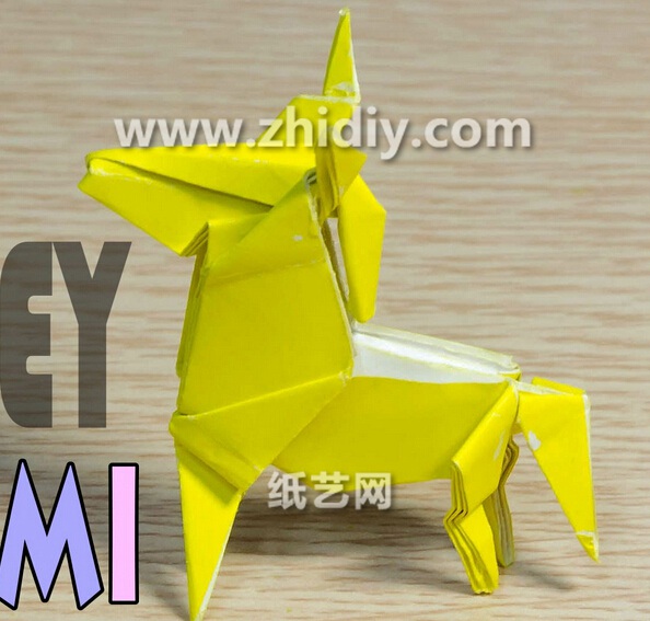 手工折纸驴的折法视频教程手把手教你学习如何制作折纸驴