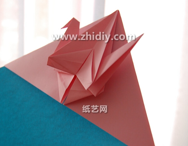 手工折纸千纸鹤书签的折法教程手把手教你学习如何制作折纸千纸鹤书签