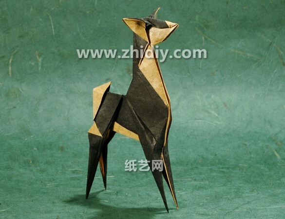 手工折纸小鹿的折法教程手把手教你学习折纸小鹿制作