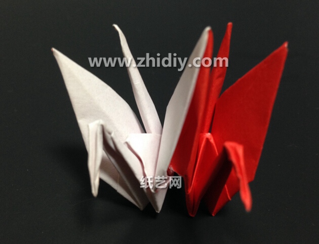 手工折纸情侣千纸鹤的折法视频教程教你学习如何制作情侣折纸千纸鹤