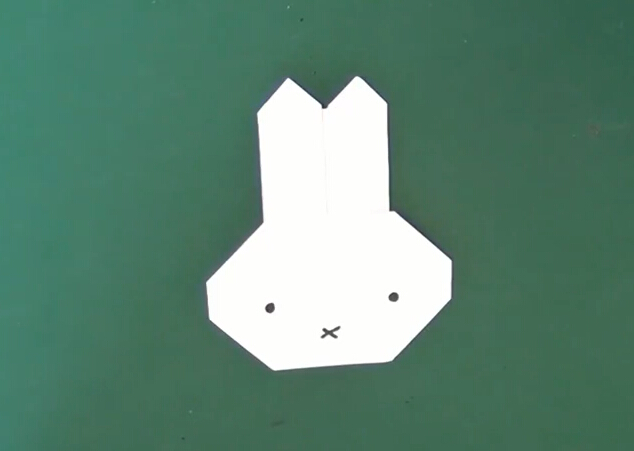 儿童折纸米菲兔的折纸教程