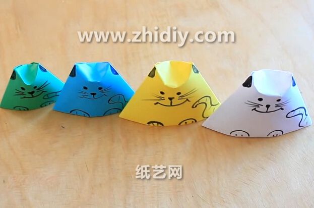 儿童折纸猫的折法视频教程教你学习如何制作折纸猫