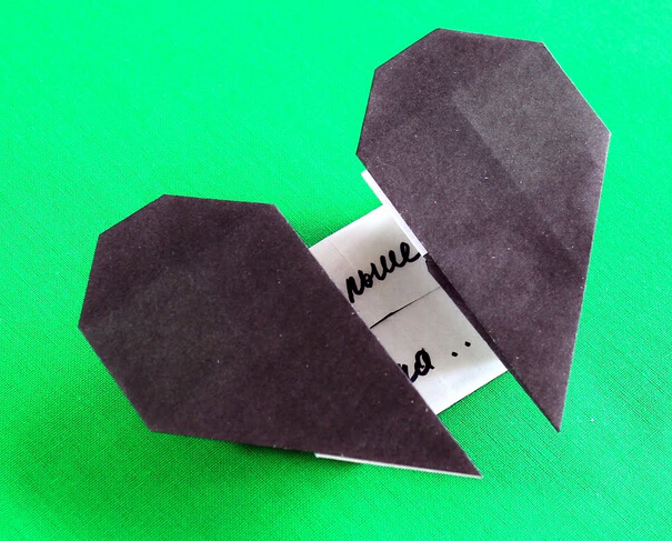情人节折纸心情书手工折纸视频教程