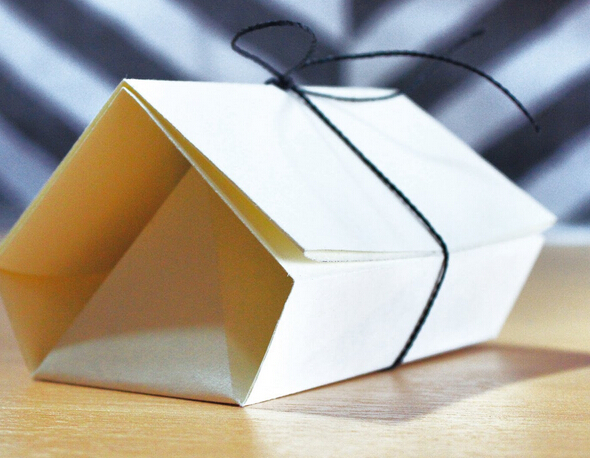 新年礼盒包装折纸制作教程|新年小礼盒的折法
