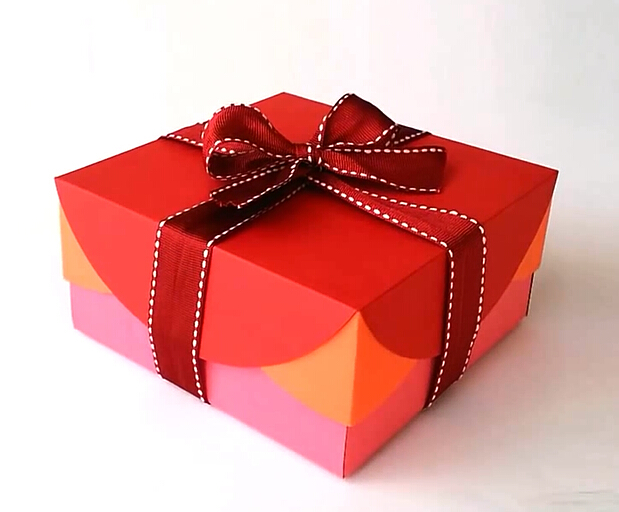 新年礼物手工礼盒的纸盒子手工制作教程