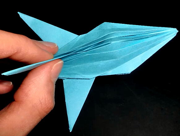 折纸火箭折法教程教你如何折叠出火箭