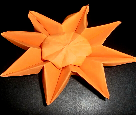 三八妇女节手工礼物折纸花教你如何制作折纸太阳花