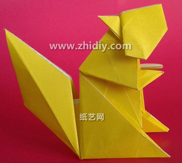 手工折纸大全折纸松鼠的折法教程手把手教你学习如何制作折纸松鼠