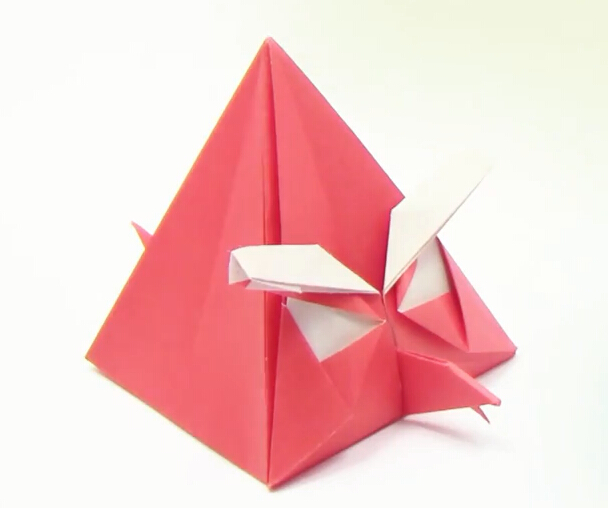 折纸大全红色的愤怒的小鸟折纸视频教程