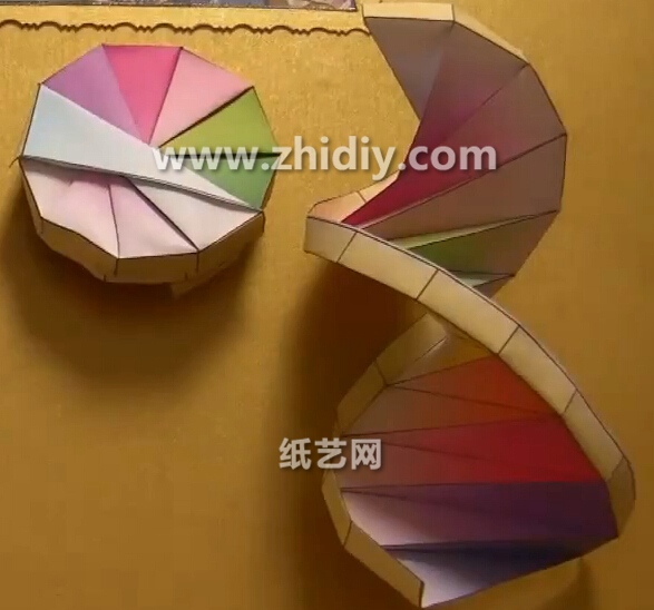 手工折纸双螺旋DNA的折法教程手把手教你学习折纸DNA的折法