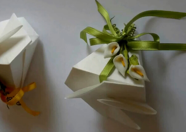 折纸盒子大全折纸婚礼盒子的折法视频教程