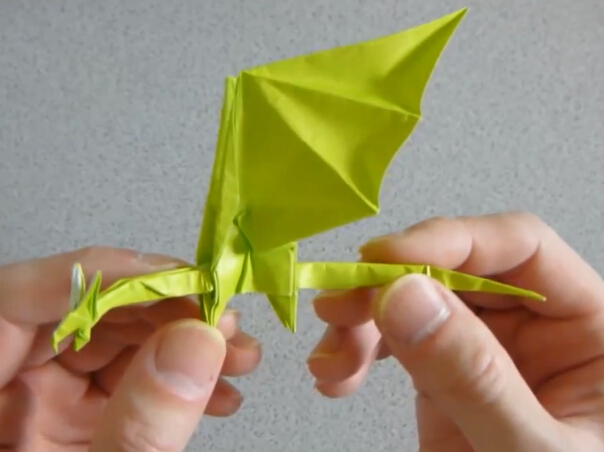 简单折纸龙手工制作教程