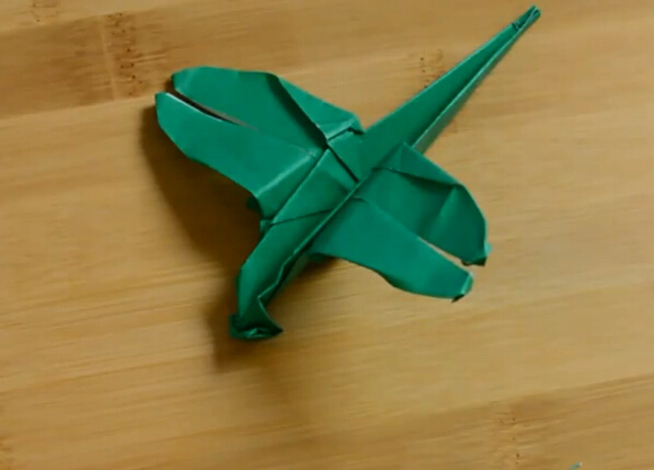 蜻蜓怎么折？折纸蜻蜓简单折纸视频教程