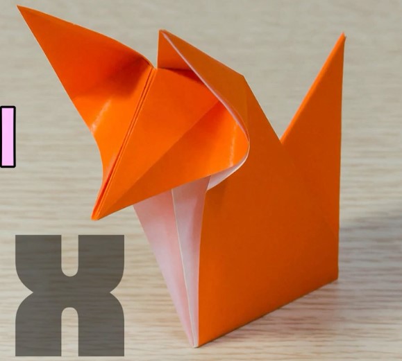 简单折纸狐狸的折纸视频教程