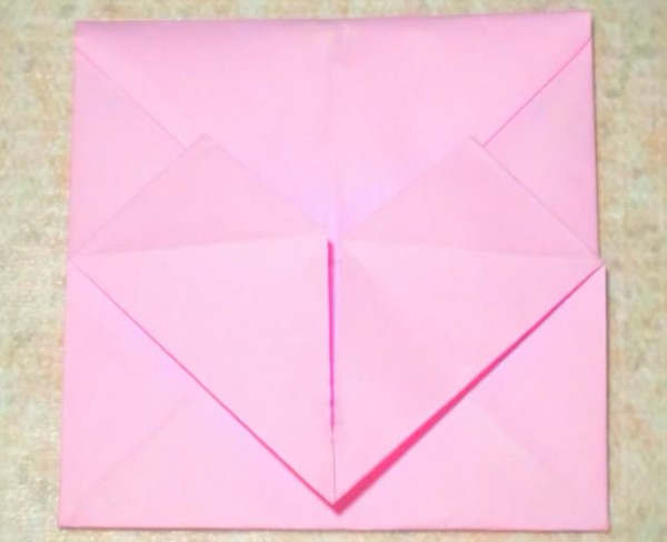 情人节简单折纸心信封手工制作教程