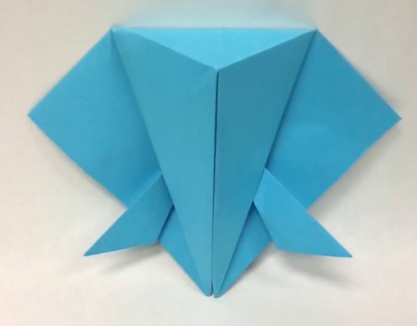 手工折纸大象折纸盒子制作方法教程