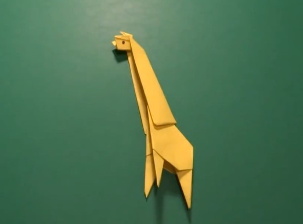 简单折纸长颈鹿的制作方法教程