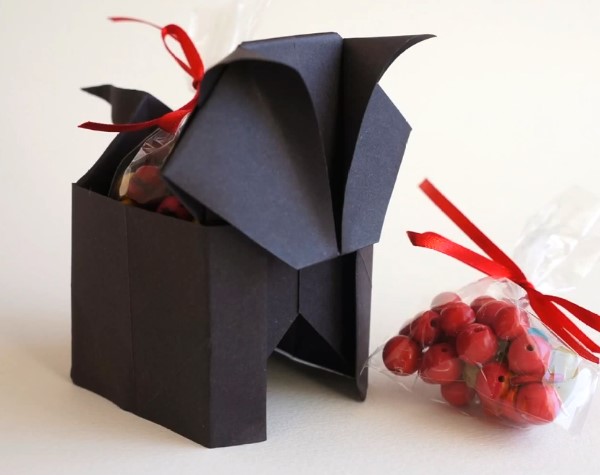 折纸小猫盒子的手工折纸视频教程