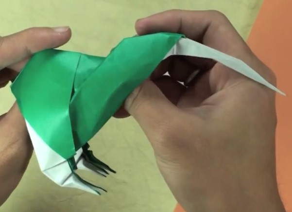 折纸大全—折纸鹬鸵手工折纸视频教程