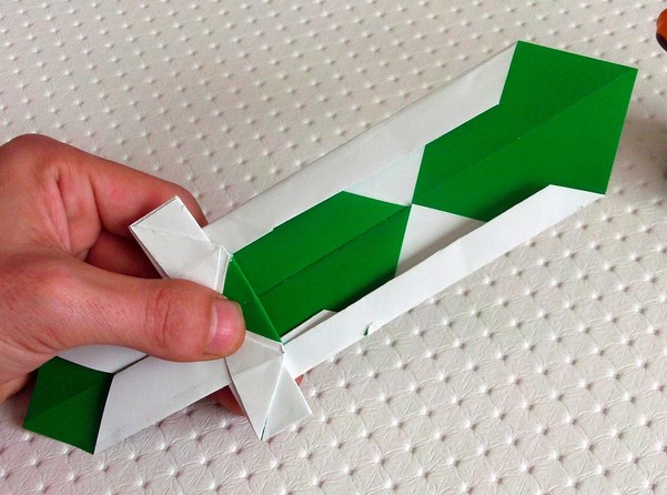 儿童折纸玩具简单折纸宝剑的折纸视频教程