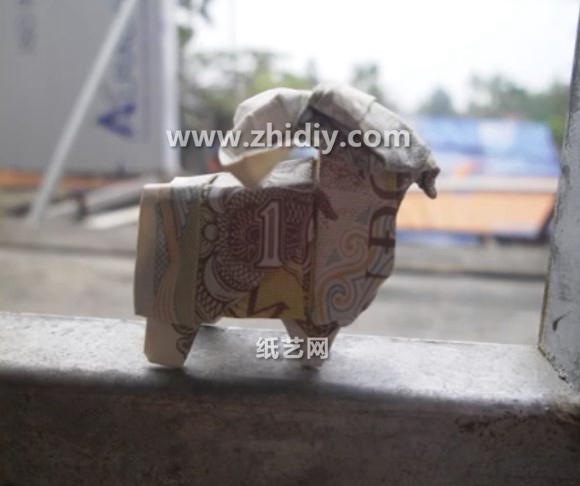 钱币折纸山羊的折法视频教程教你学习如何制作钱币折纸山羊