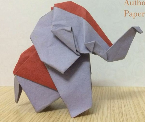 折纸大象的最新折法教程