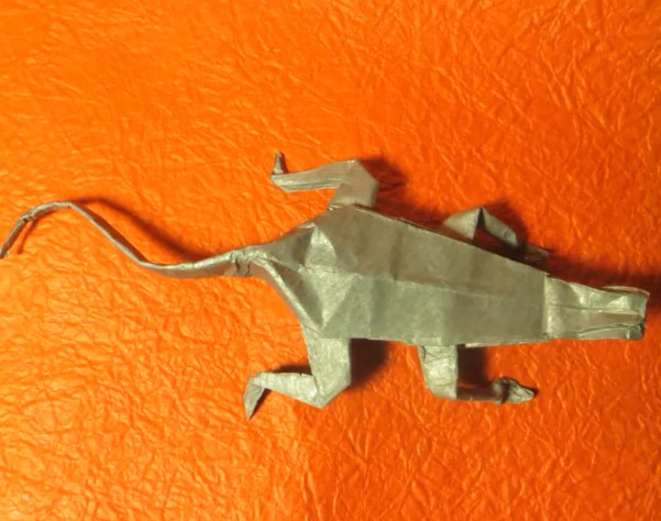 折纸蜥蜴的折纸视频教程