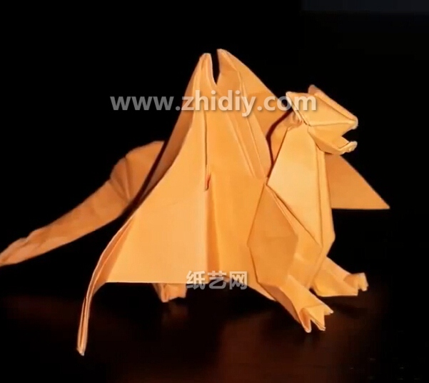 手工折纸西方龙的折法视频教程教你学习如何折纸制作西方龙