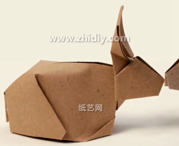 中秋节简单折纸小兔子的折法教程教你如何制作折纸小兔子