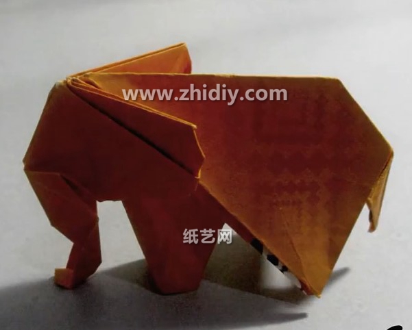 立体折纸大象的折法视频教程手把手教你学习如何制作立体折纸大象