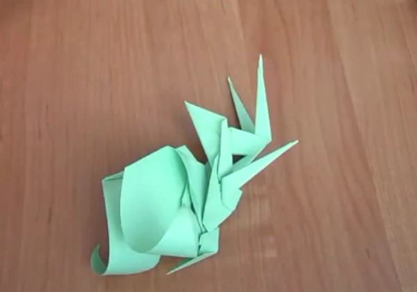 立体折纸天使的折纸视频手工制作教程