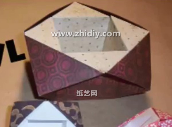 手工折纸盒子的折法视频教程教你学习如何制作几何折纸盒子