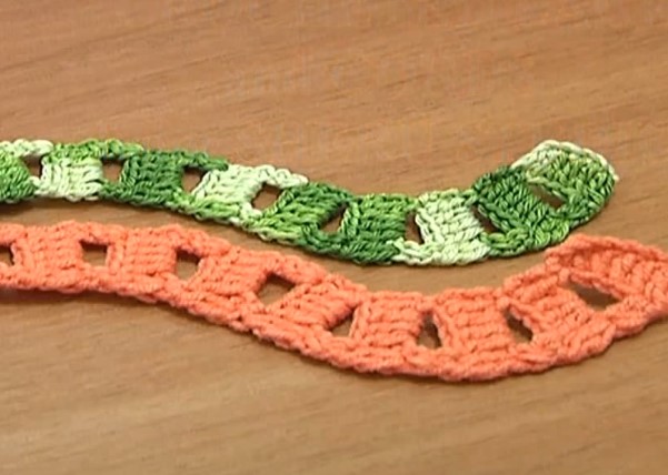 编织钩针蛇形带手工编织制作教程