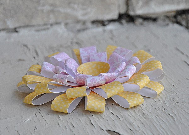 教师节简单手工礼物装饰纸花的快速制作方法教程