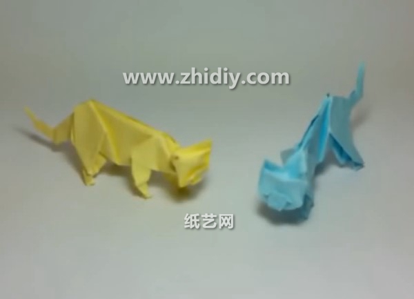 手工立体折纸小猫的折法视频教程教你学习如何制作折纸小猫