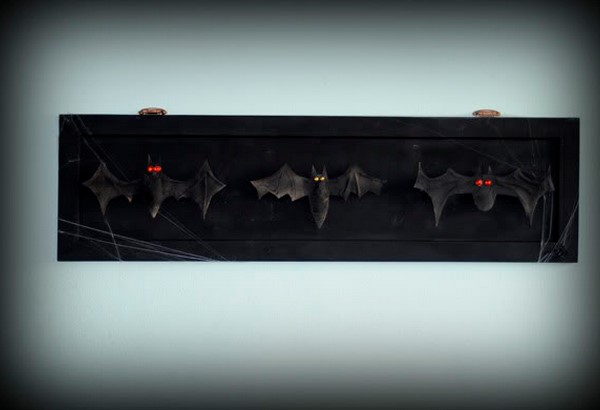万圣节废旧纸板变废为宝做简单蝙蝠装饰手工图解教程