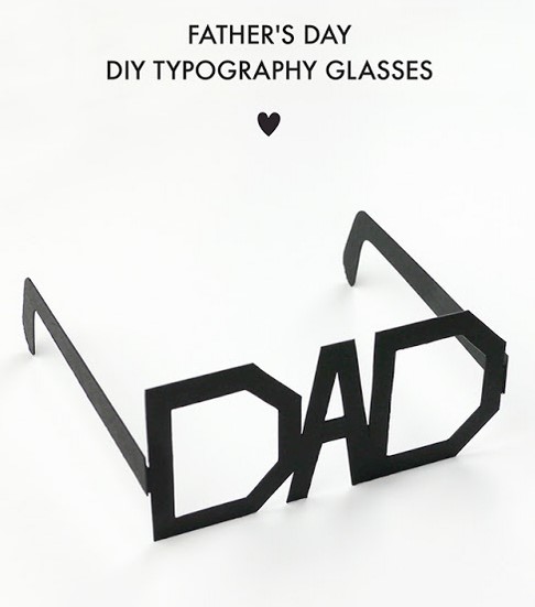 父亲节手工礼物父亲的眼镜简单纸雕制作教程