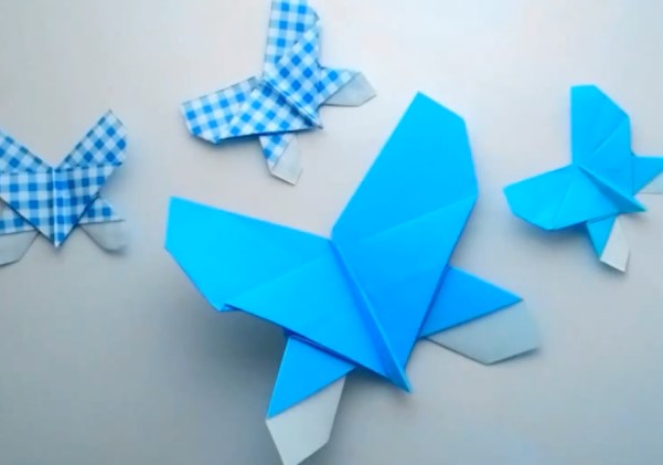 最新儿童折纸蝴蝶的手工折纸制作教程
