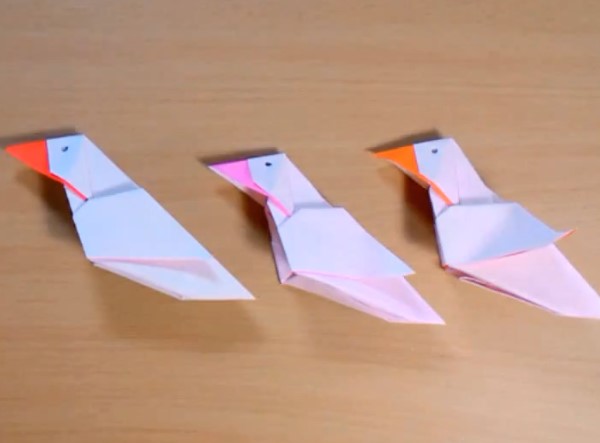 儿童折纸禾雀手工折纸鸟的制作教程