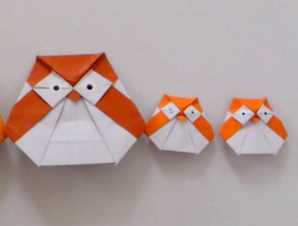 儿童折纸猫头鹰的简单折纸创意教程