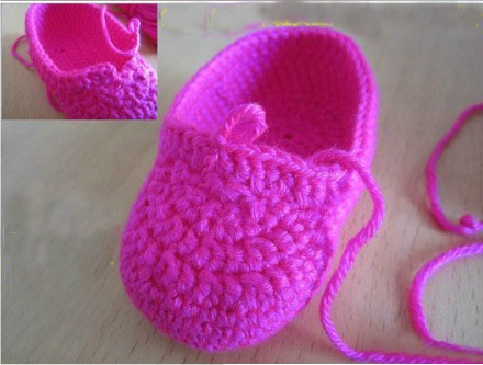 婴儿鞋钩针编织简单可爱宝宝鞋钩针编织教程详解