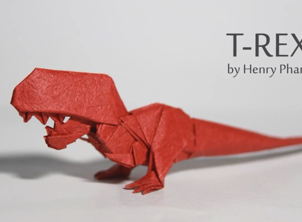 《侏罗纪世界》折纸暴龙霸王龙的折纸视频教程