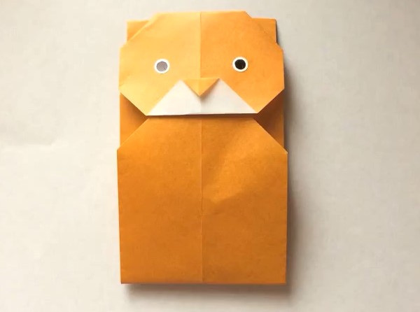 可爱小猫折纸信封的DIY折纸视频教程