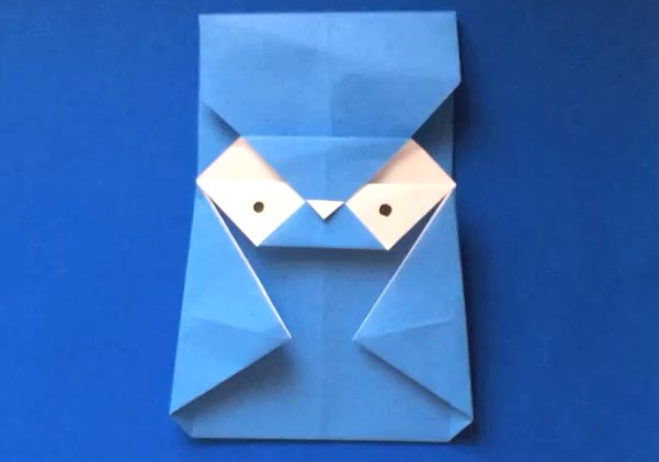 创意企鹅折纸小动物信封的手工制作方法教程